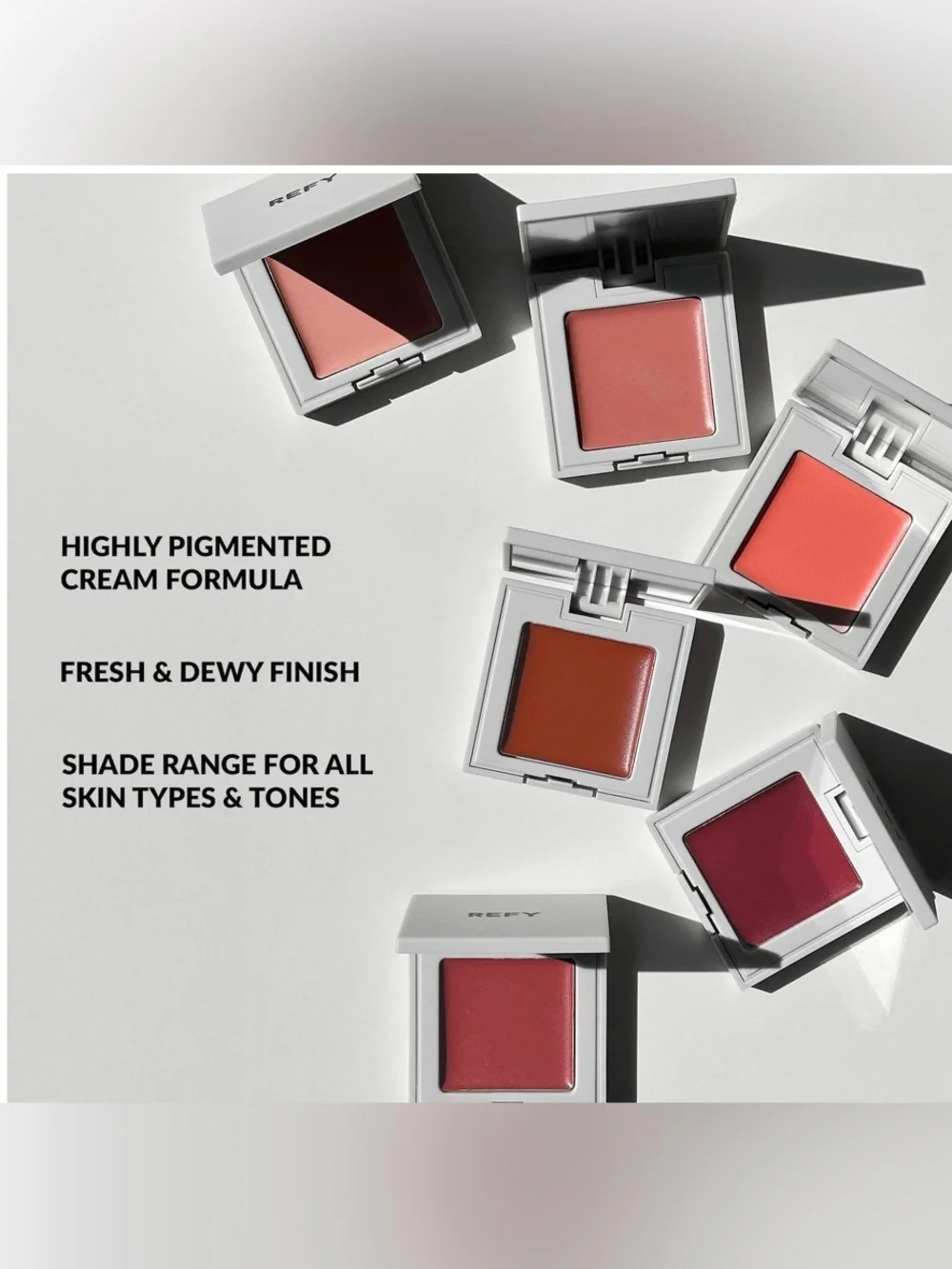 REFY Cream Blush in Shade Rose